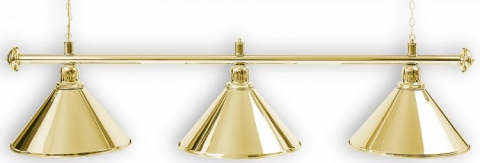 Светильник бильярдный для стола 8-9 футов "GOLDEN" 3 плафона