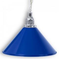 Бильярдный светильник для стола 6-7 футов "Silver Blue" 1 плафон